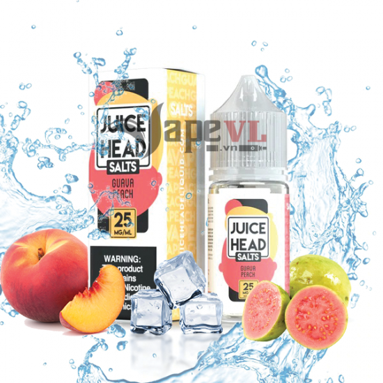 Tinh dầu Saltnic Guava Peach – Juice Head Freeze