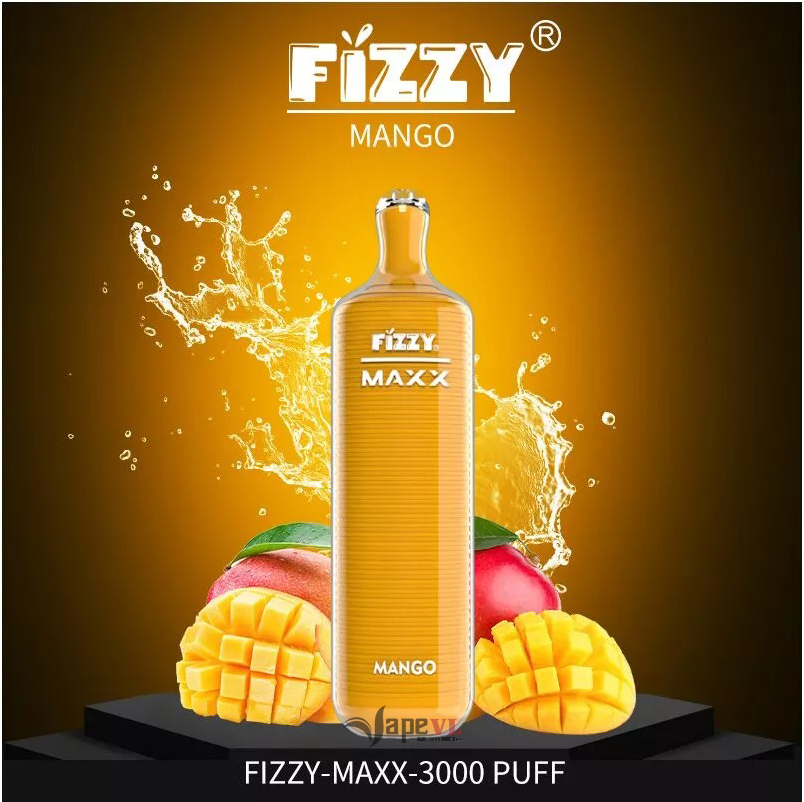 Disposable FIZZY MAXX 3000 Puff - Pod 1 lần 3000 hơi Mango (Xoài)