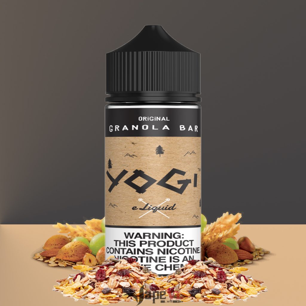 Tinh dầu Yogi vị ngũ cốc béo - Yogi e juice Granola bar 100ml Original - Ngũ cốc thuần