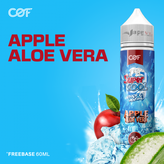 Tinh dầu SuperCool Apple Aloe Vera - Táo Nha đam Siêu lạnh