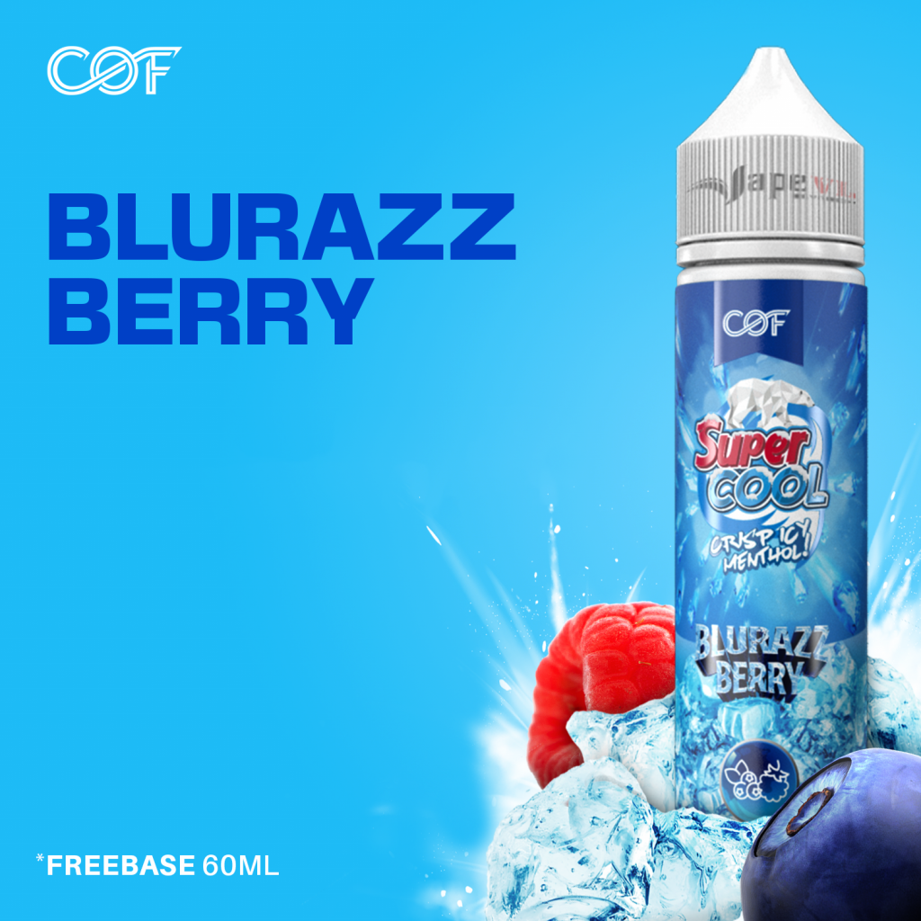 Tinh dầu Super Cool Blurazz Berry - Việt quất Mâm xôi Siêu lạnh