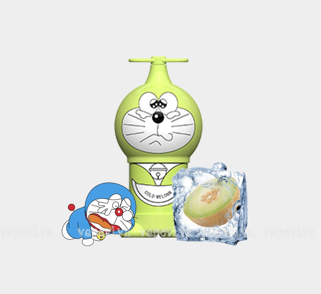 Disposable T - Doraemon 5000 Puff - Pod 1 lần 5000 hơi Cold Melon - Dưa lưới lạnh