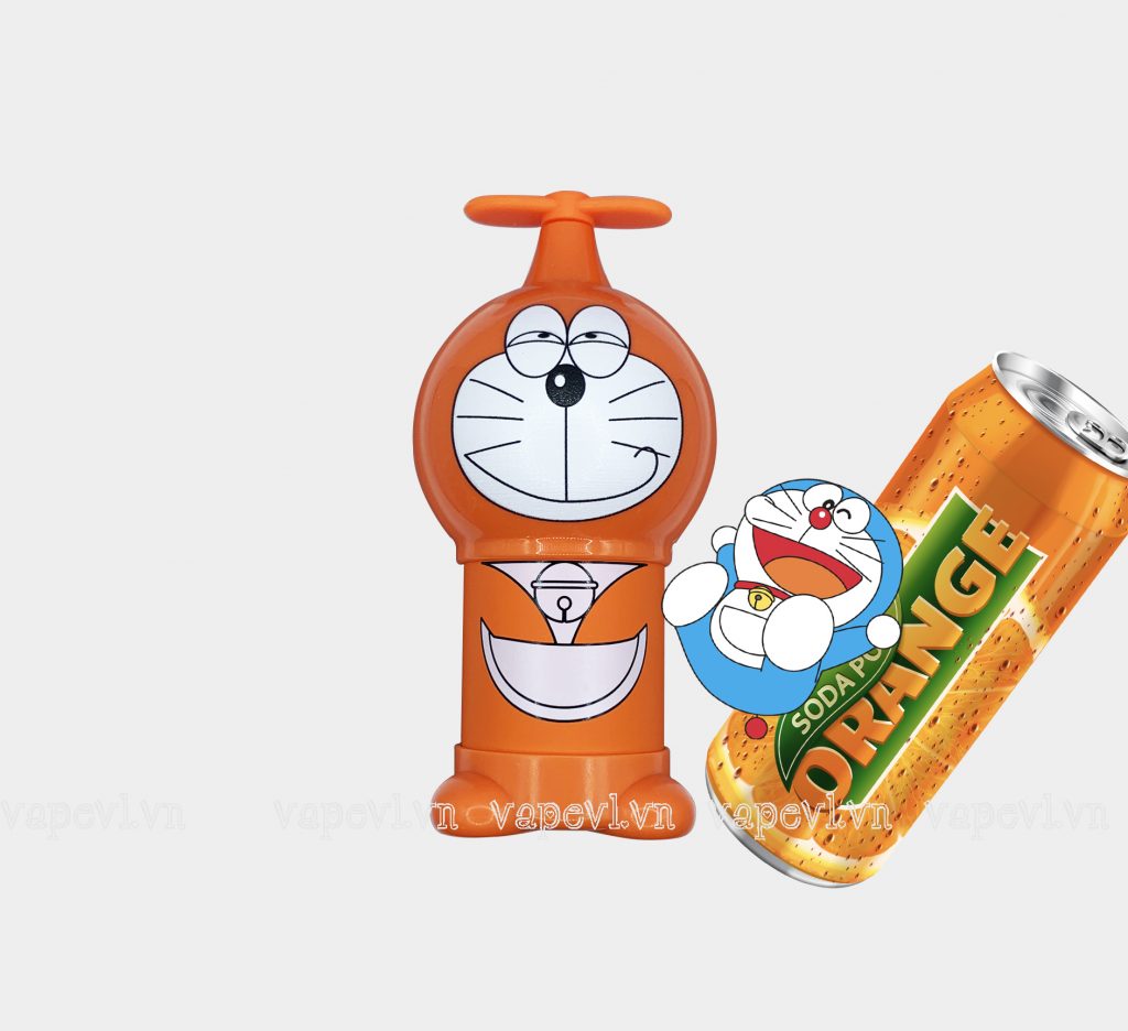 Disposable T - Doraemon 5000 Puff - Pod 1 lần 5000 hơi Orange Soda - Soda Cam