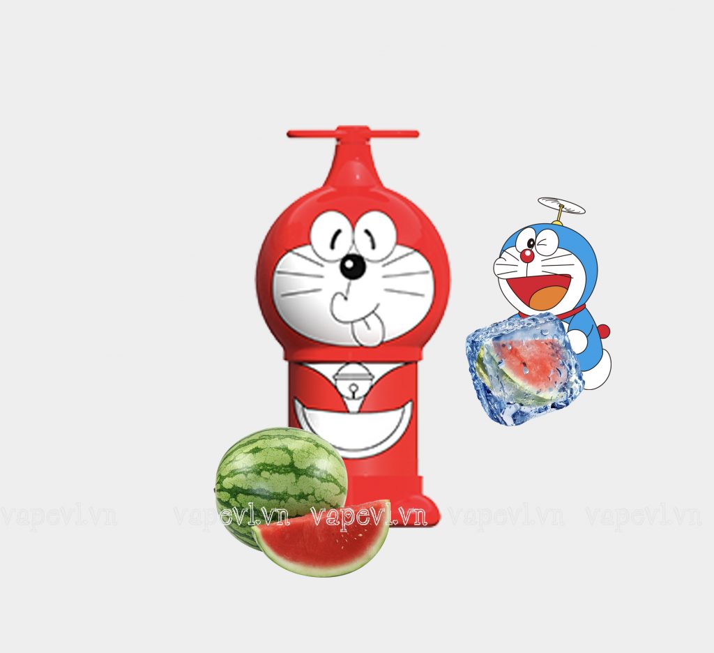 Disposable T - Doraemon 5000 Puff - Pod 1 lần 5000 hơi Watermelon Ice - Dưa hấu lạnh