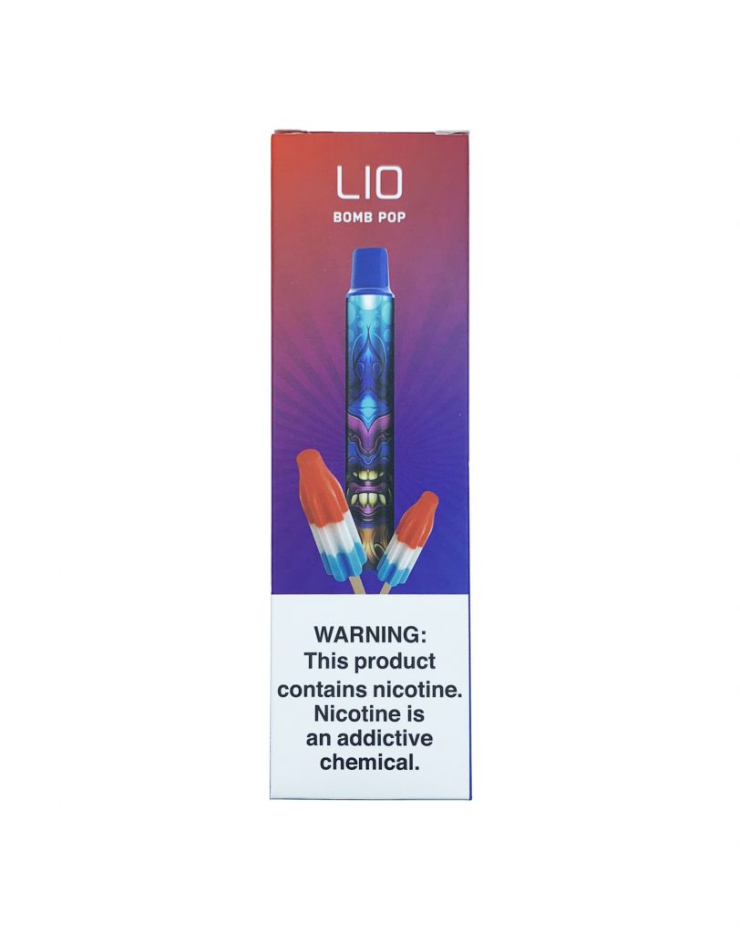 Disposable Lio Bar 1500 Puff - Pod 1 lần 1500 hơi 3% Bomb Pop - Kem 7 màu