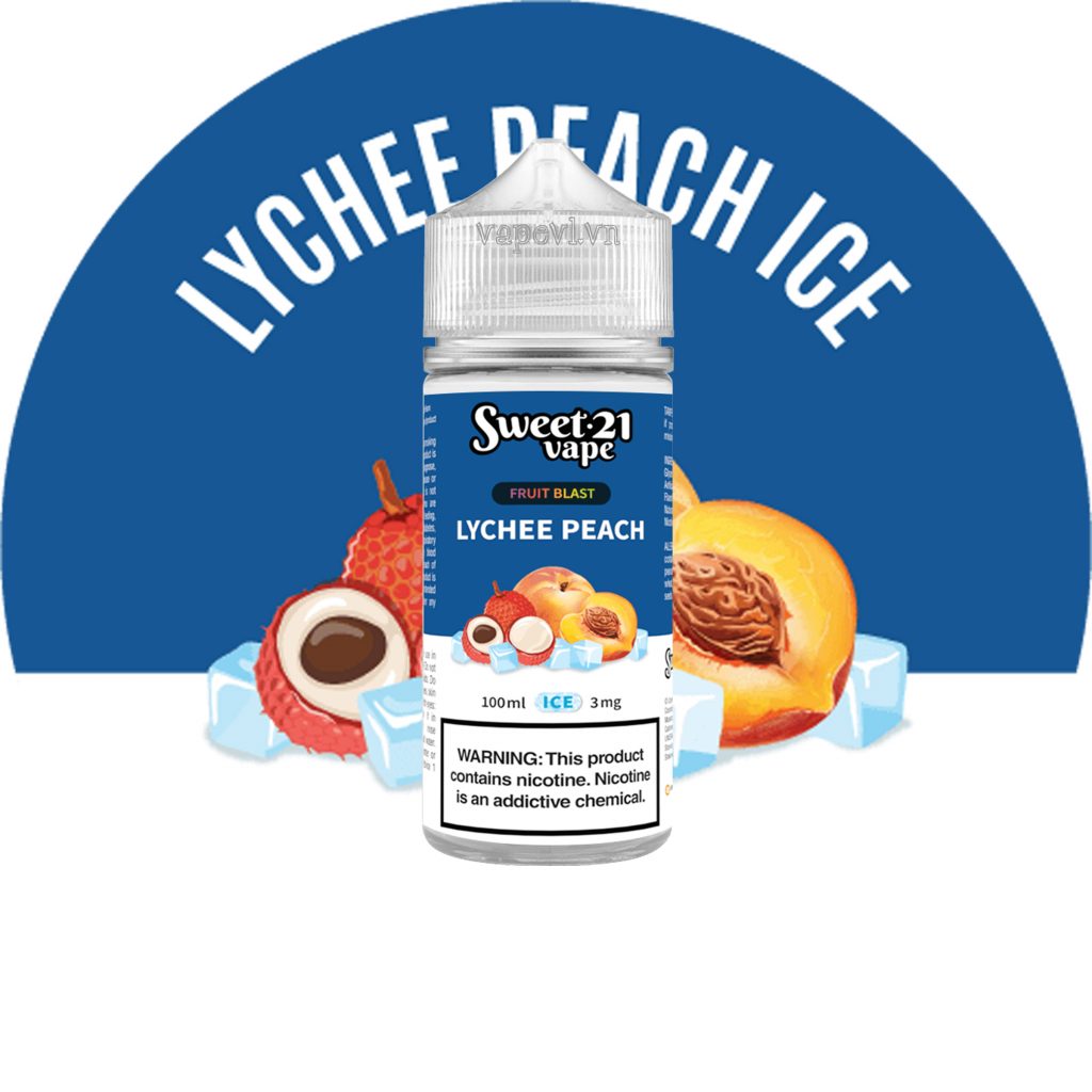 Lychee Peach Ice - Vải Đào Lạnh