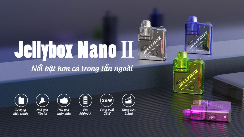 Podsystem Jellybox Nano 2 26W by Rincoe - Nổi bật hơn