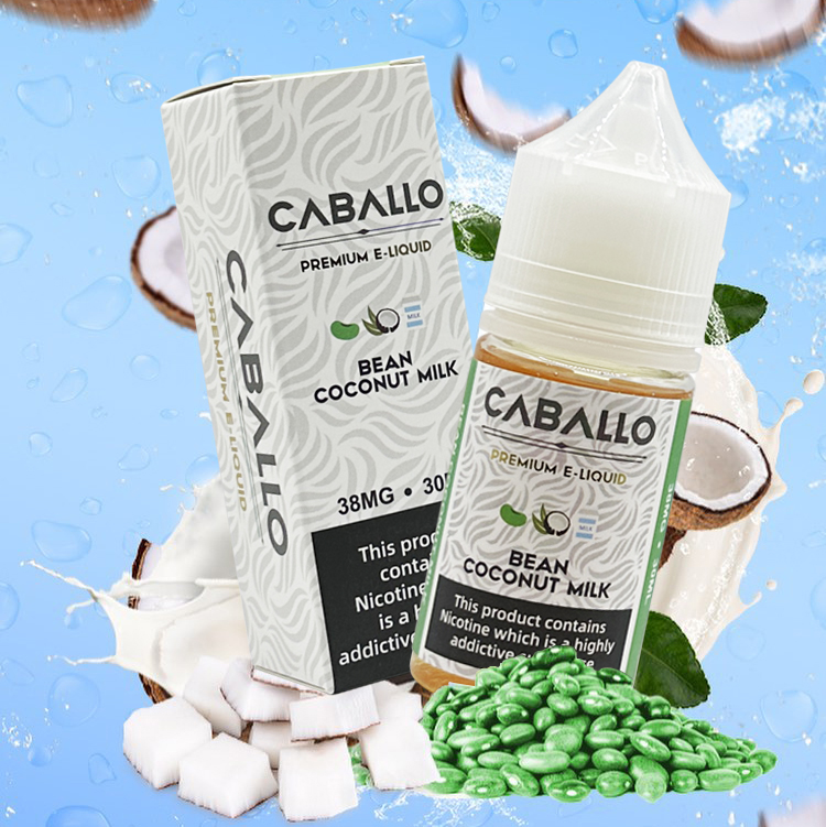 Juice Saltnic Caballo Bean Coconut Milk - Tinh dầu Đậu xanh Sữa dừa 38mg 58mg