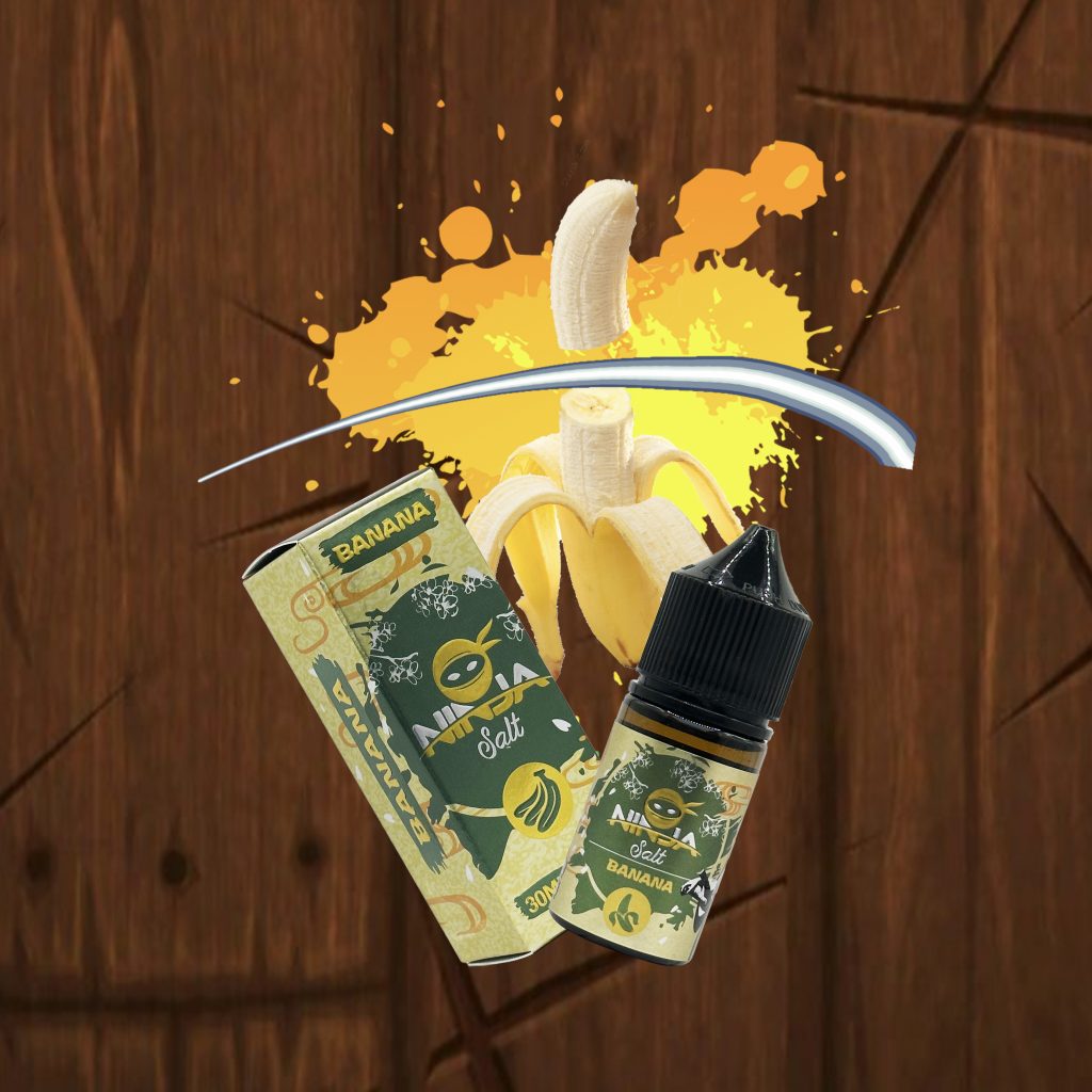 Juice Saltnic Ninja Banana - Tinh dầu Chuối lạnh 40mg 60mg