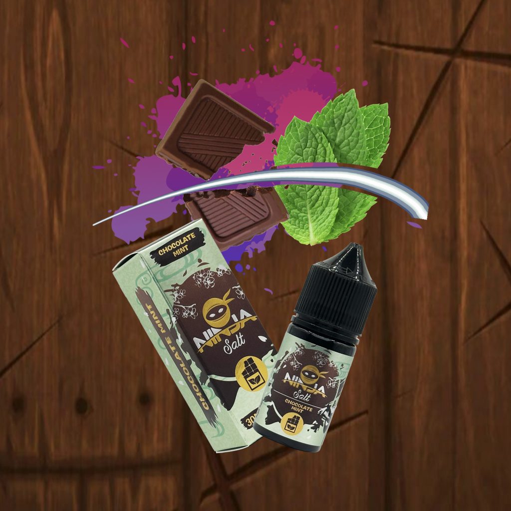 Juice Saltnic Ninja Chocolate Mint - Tinh dầu Socola Bạc hà 40mg 60mg