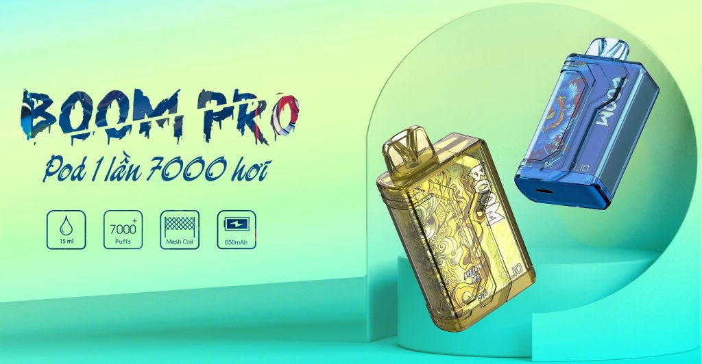Disposable Lio Boom 7000 Puff by Ijoy - Pod 1 lần 7k hơi
