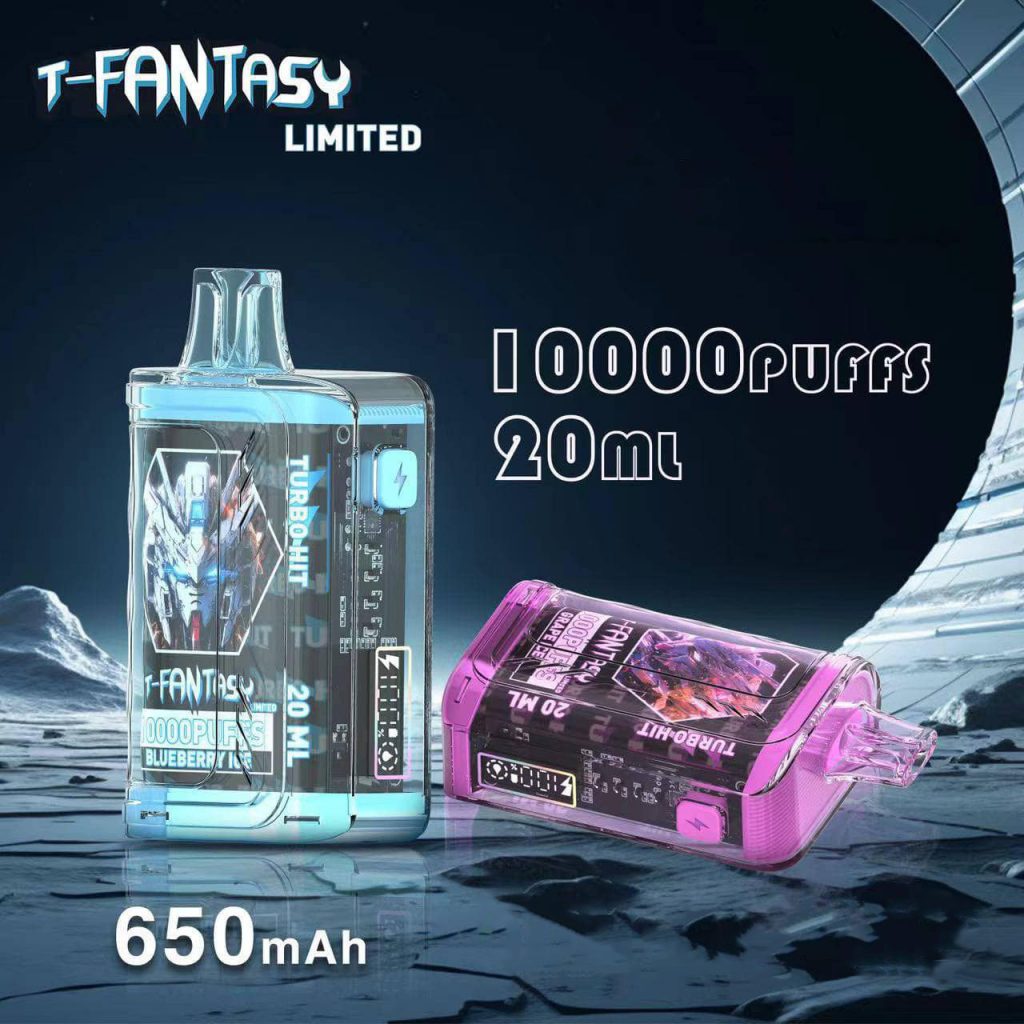 Disposable T-Fantasy Limited 10000 Puff - Pod 1 lần 10K hơi màn hình hiển thị